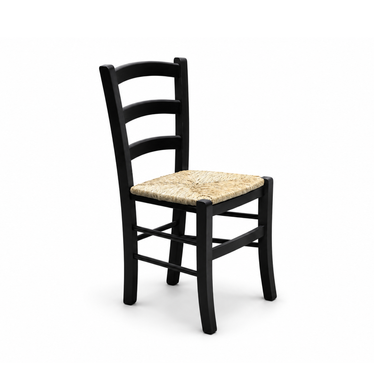 303 - Sedia in legno sedile paglia Don Tavoli Srl