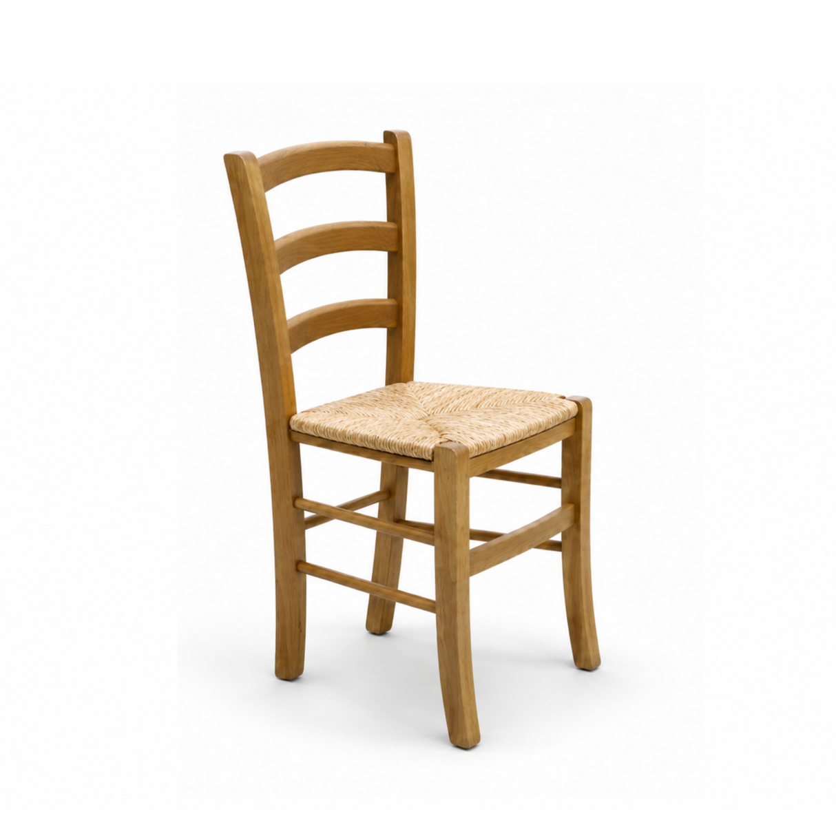 303 - Sedia in legno sedile paglia Don Tavoli Srl