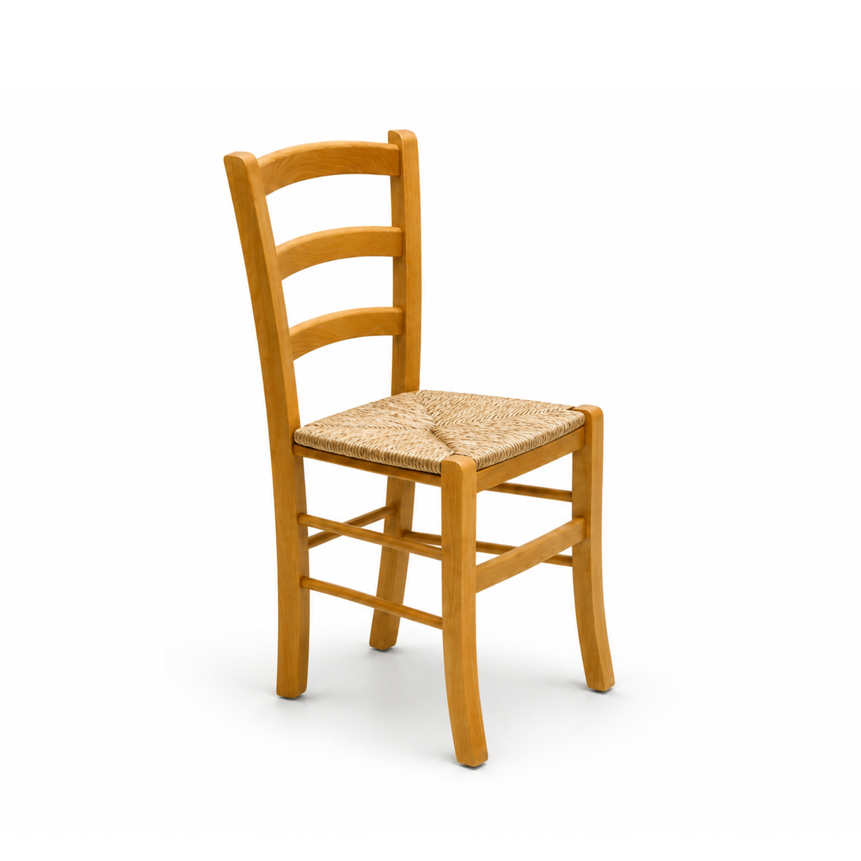 303 - Sedia in legno sedile paglia Don Tavoli Srl