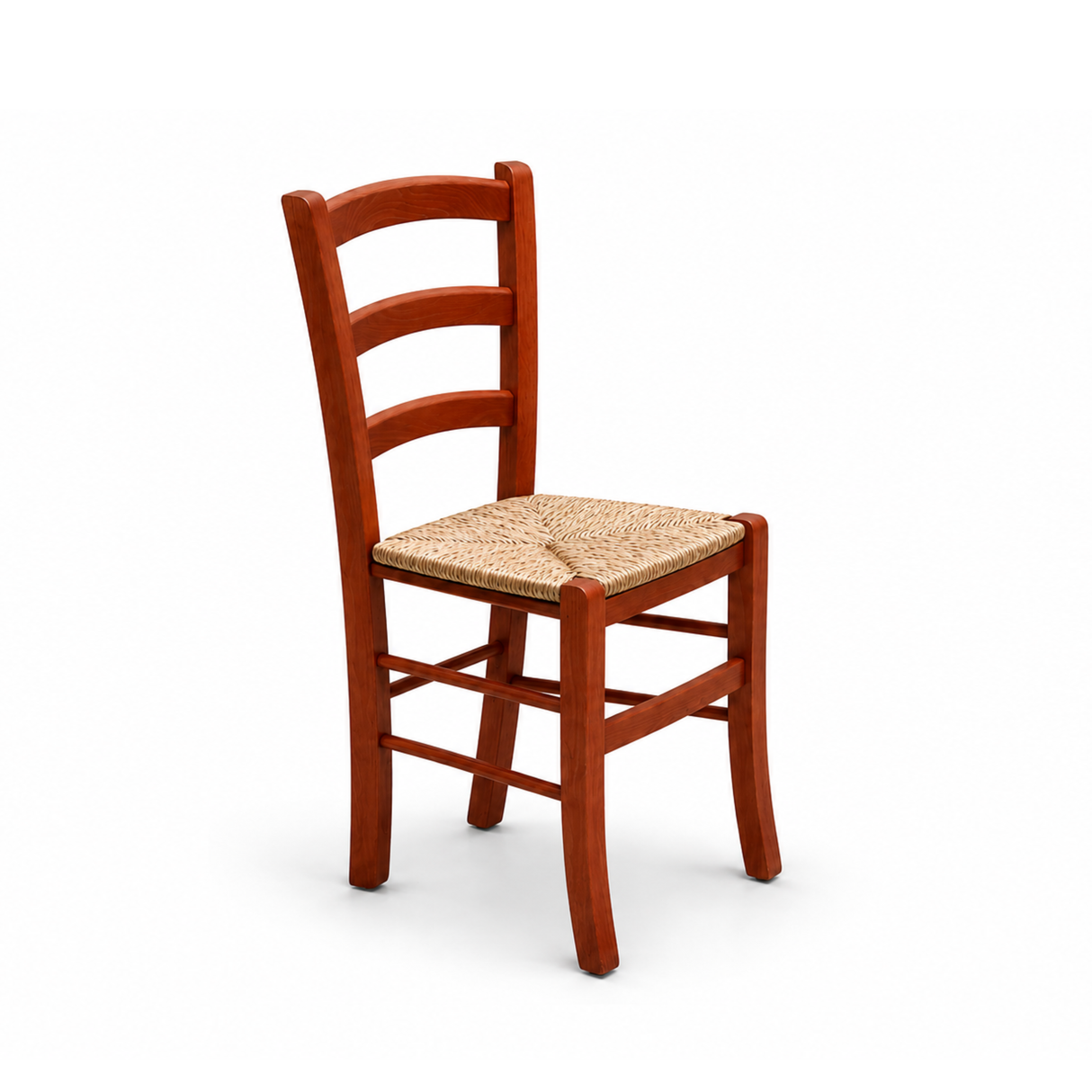 303 - Sedia in legno sedile paglia Don Tavoli Srl
