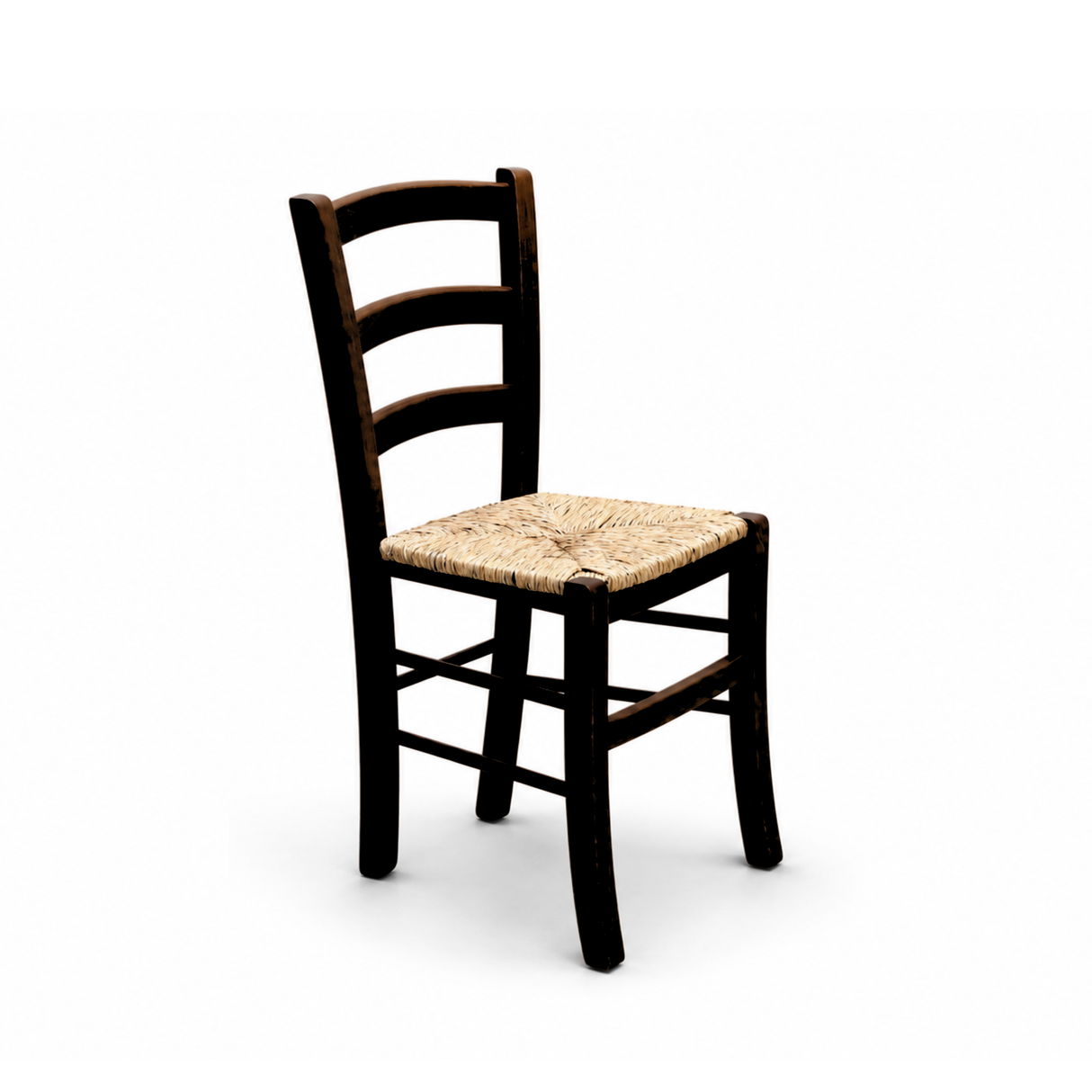 303 - Sedia in legno sedile paglia Don Tavoli Srl