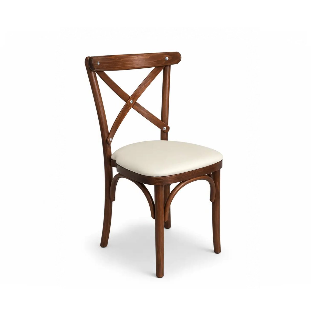 327 - Sedia in legno sedile imbottito Don Tavoli Srl
