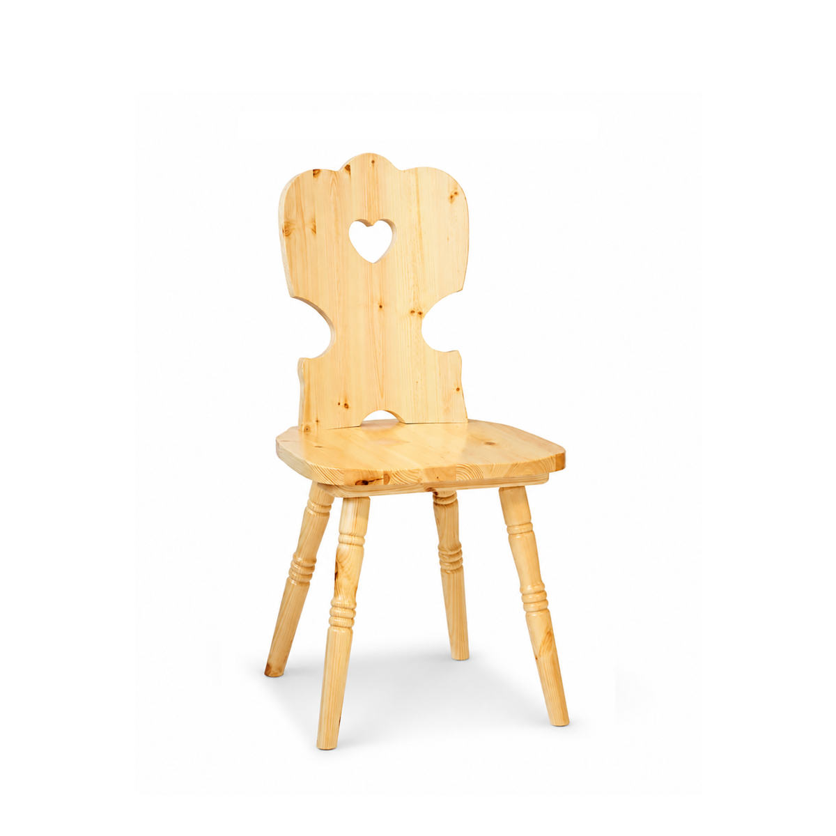 349 - Sedia in legno sedile legno Don Tavoli Srl