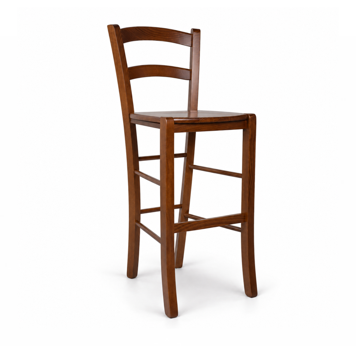 375 - Sgabello in legno sedile legno Don Tavoli Srl