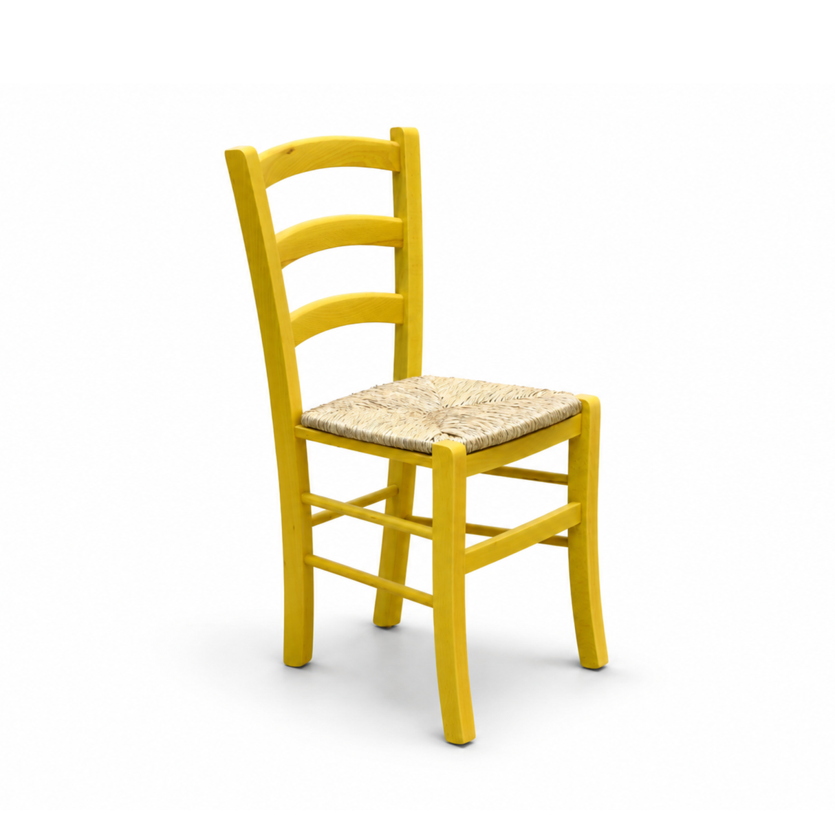303 - Sedia in legno sedile paglia Don Tavoli Srl