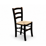 303 - Sedia in legno sedile paglia Don Tavoli Srl