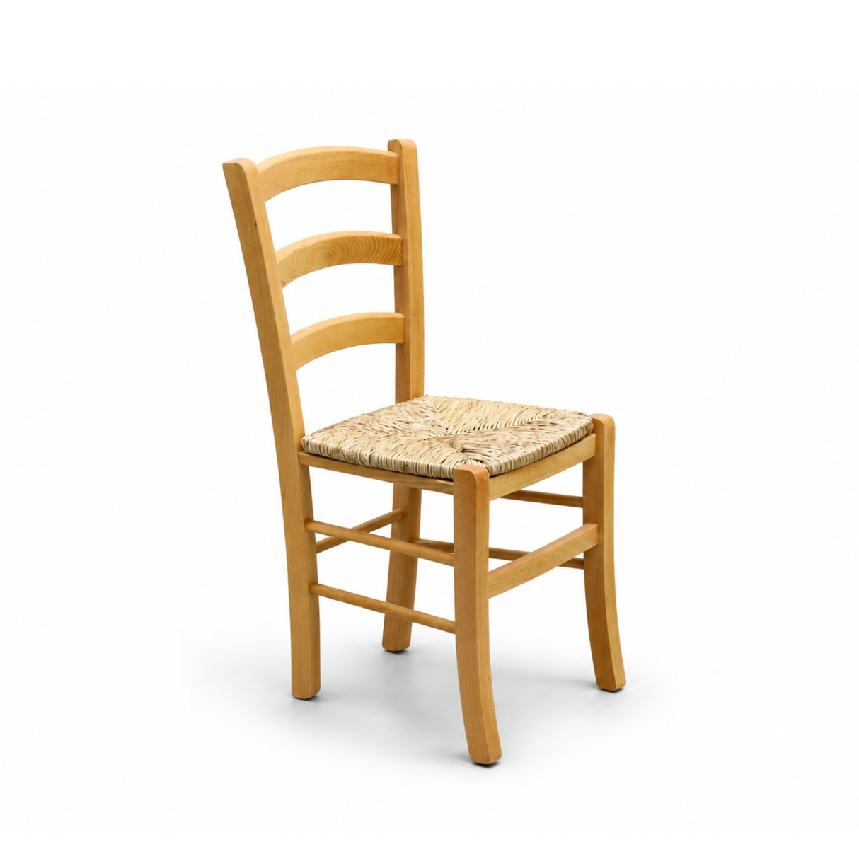 303 - Sedia in legno sedile paglia Don Tavoli Srl