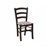 305 - Sedia in legno sedile imbottito Don Tavoli Srl