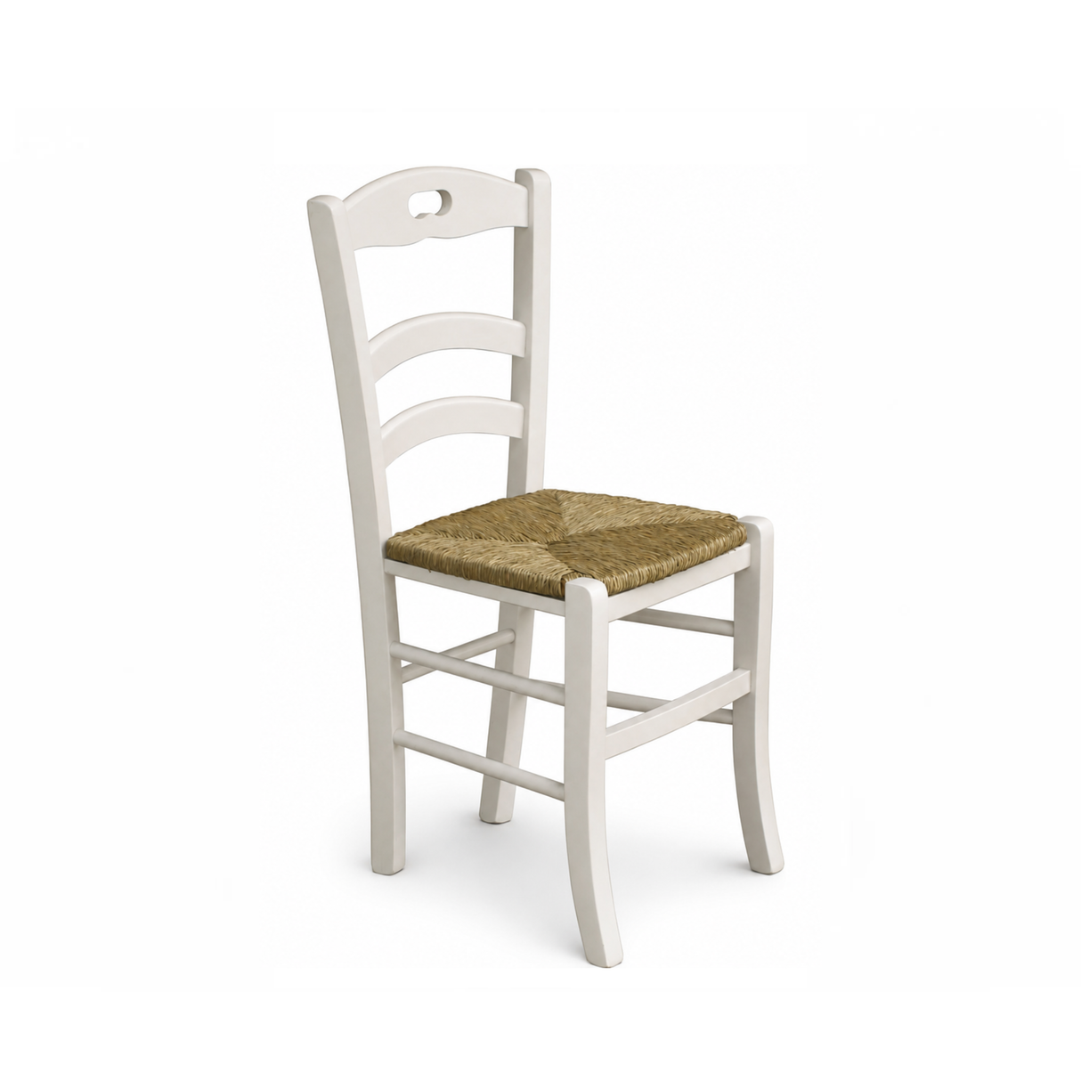 306 - Sedia in legno sedile paglia Don Tavoli Srl