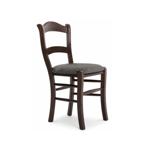 315 - Sedia in legno sedile imbottito Don Tavoli Srl