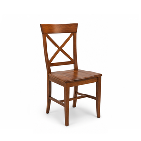 317 - Sedia in legno sedile legno Don Tavoli Srl
