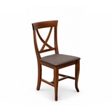 319 - Sedia in legno sedile imbottito Don Tavoli Srl