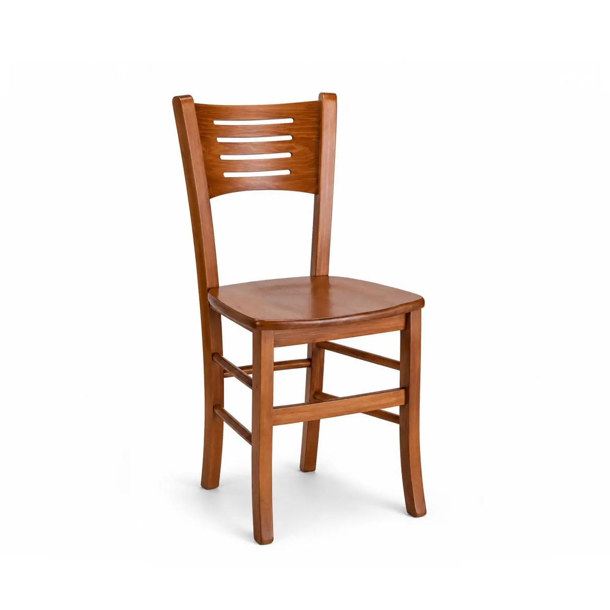 322 - Sedia in legno sedile legno Don Tavoli Srl