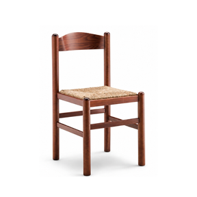 330 - Sedia in legno sedile paglia Don Tavoli Srl