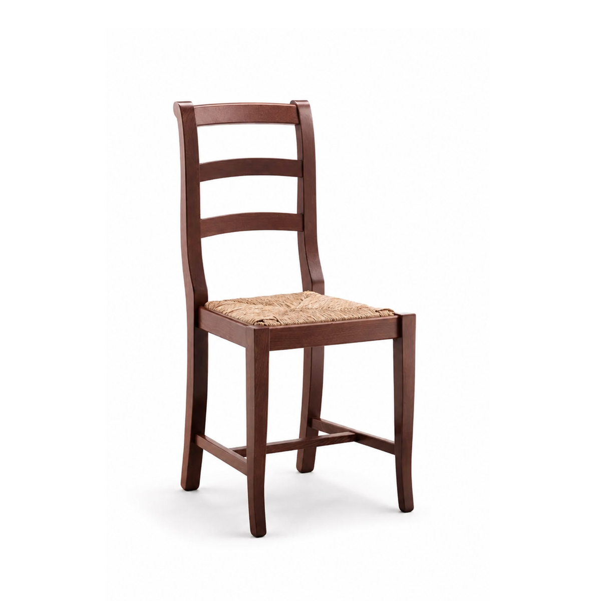 307 - Sedia in legno sedile paglia Don Tavoli Srl