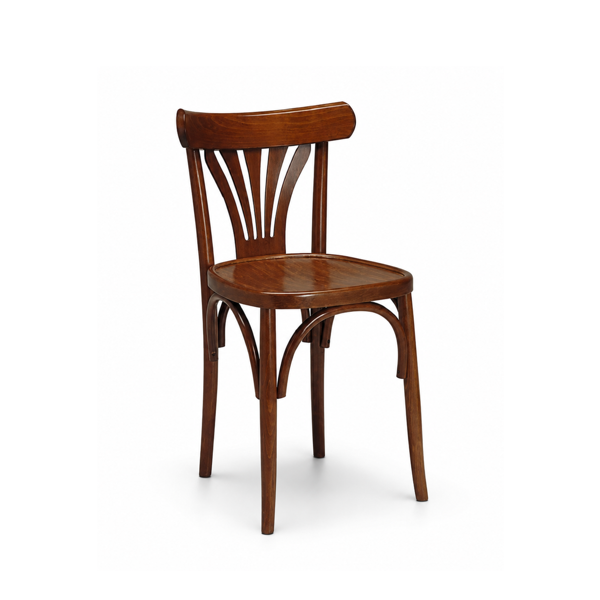 344 - Sedia in legno sedile legno Don Tavoli Srl