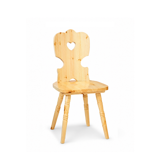 349 - Sedia in legno sedile legno Don Tavoli Srl