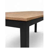 Tavolo allungabile 915 - nero \ rovere antico P61 Don Tavoli Srl