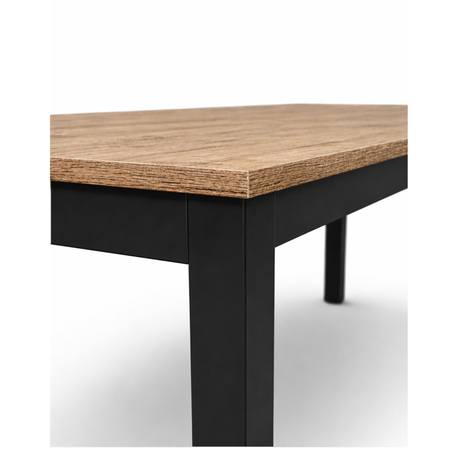 Tavolo allungabile 915 - nero \ rovere antico P61 Don Tavoli Srl