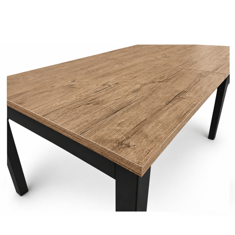Tavolo allungabile 915 - nero \ rovere antico P61 Don Tavoli Srl