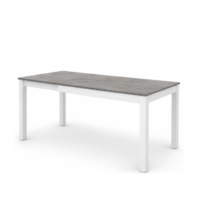 Tavolo allungabile 915 - bianco \ cemento P75 Don Tavoli Srl