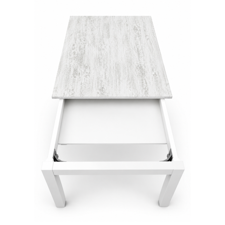Tavolo allungabile 915 - bianco \ bianco antico P60 Don Tavoli Srl