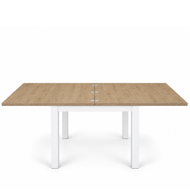 Tavolo allungabile 901 - bianco \ rovere antico P61 Don Tavoli Srl