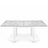 Tavolo allungabile 901 - bianco \ bianco antico P60 Don Tavoli Srl