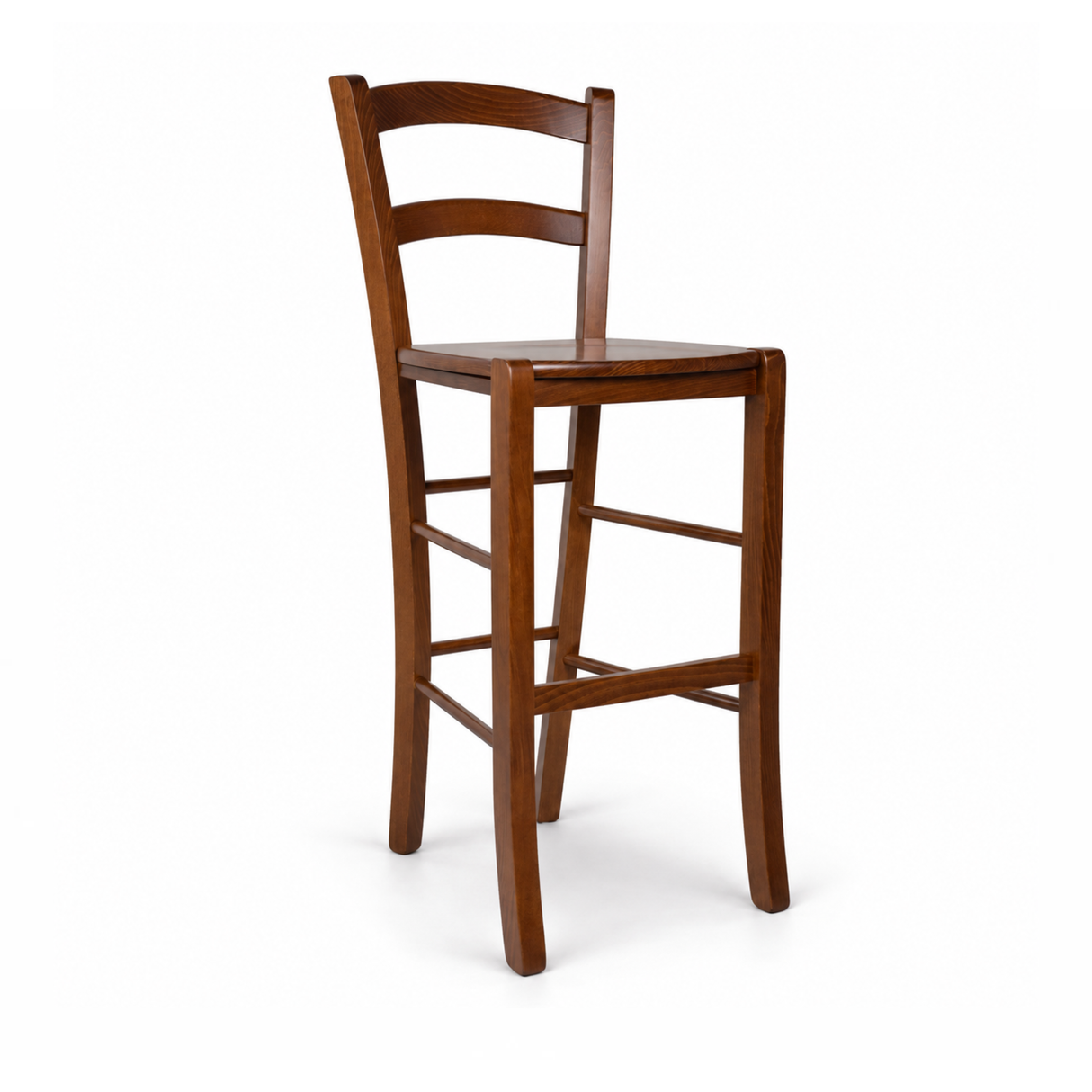 375 - Sgabello in legno sedile legno Don Tavoli Srl