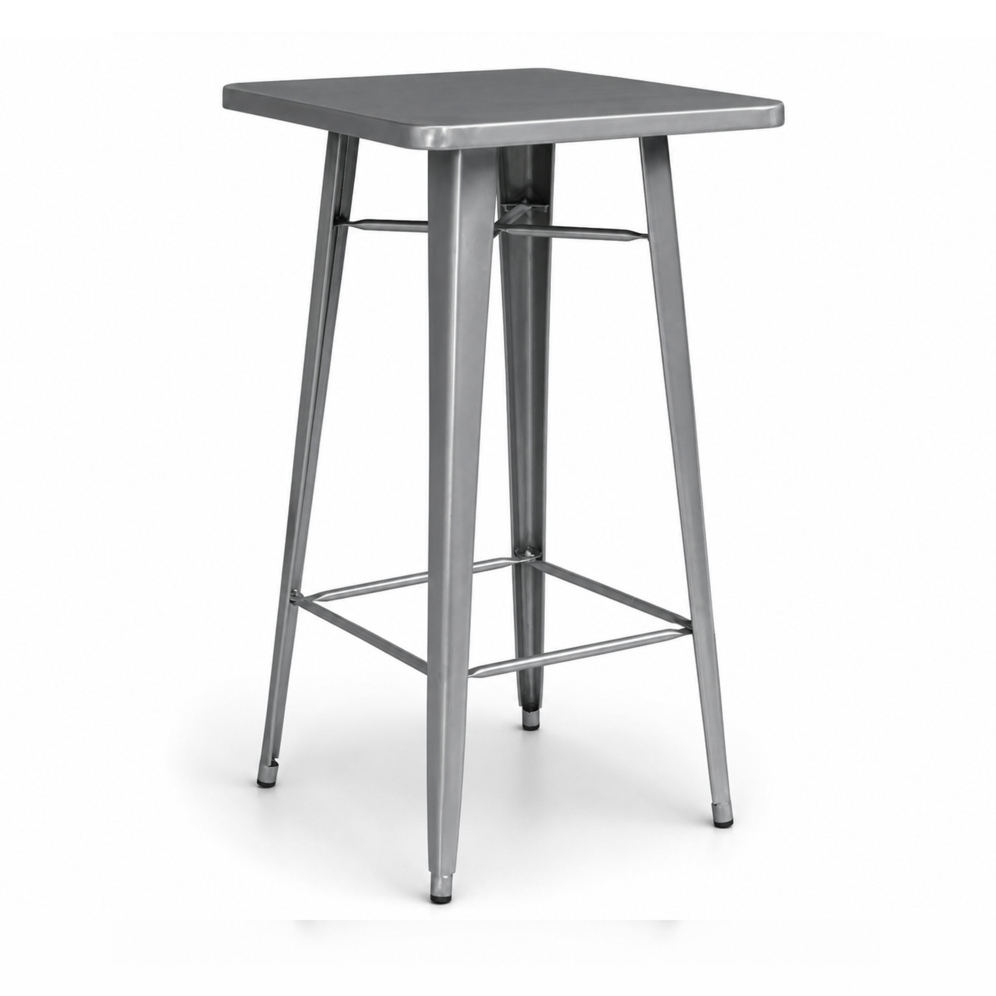 T41 - Tavolo in lamiera alto cm 60x60 Don Tavoli Srl
