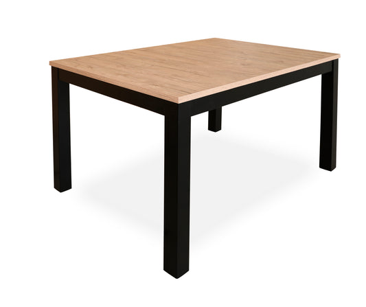 Tavolo allungabile 915 - rovere antico P61 - laccato nero Don Tavoli Srl